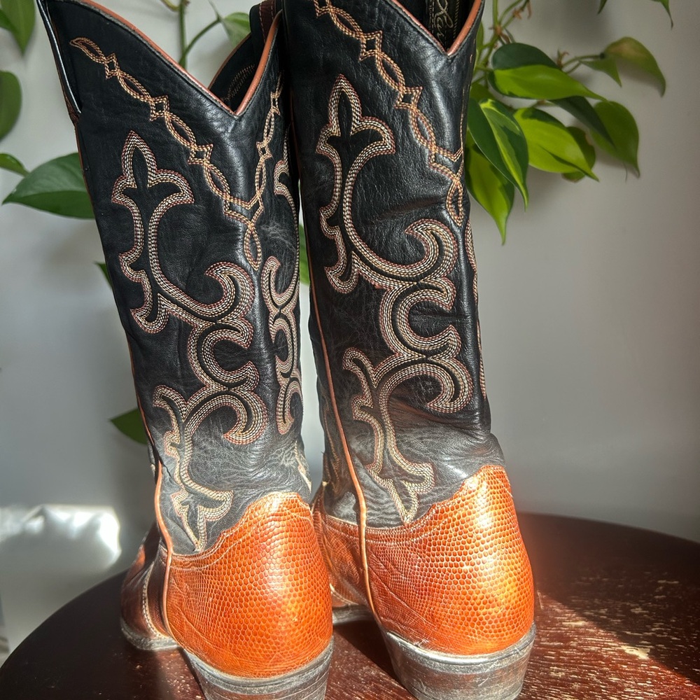 Vintage Larry Mahan Western Boots - Picture 3 of 9